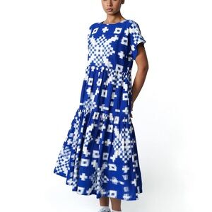 NWOT NorBlack Norwhite IKAT Dress